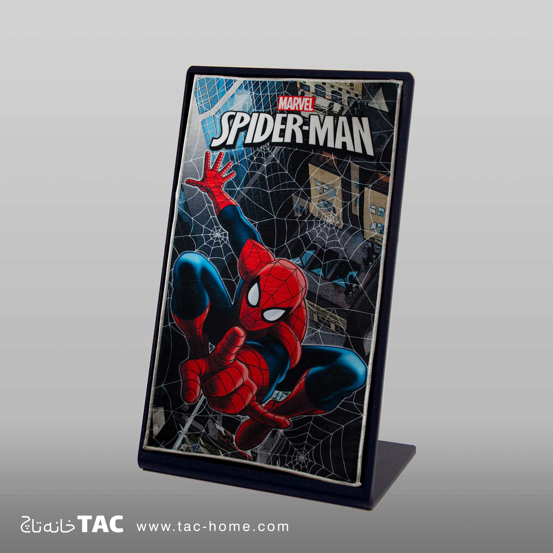 فرش دیزنی تاچ طرح اسپایدرمن اسکای اسکپر LISANSLI HALI SPIDERMAN SKYSCAPER 80X140