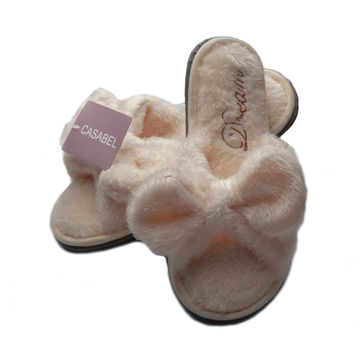 دمپایی زنانه کازابل طرح پاپیونی slippers 37-38