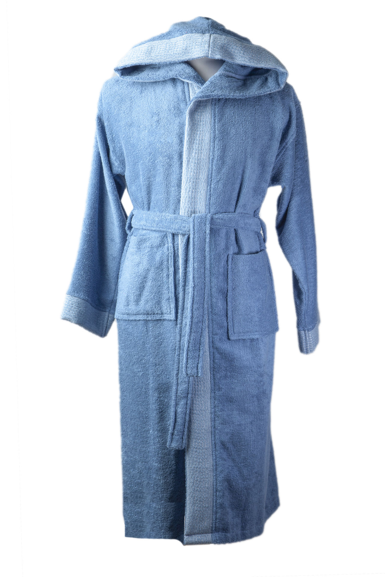 حوله پالتویی کازابل طرح راک Casabel Bathrobe Bamboo Rock M Blue