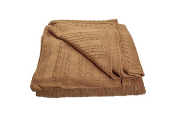 پتو بافت کازابل طرح کد4 Casabel Texture Blanket singlecode 4 Dark Yellow