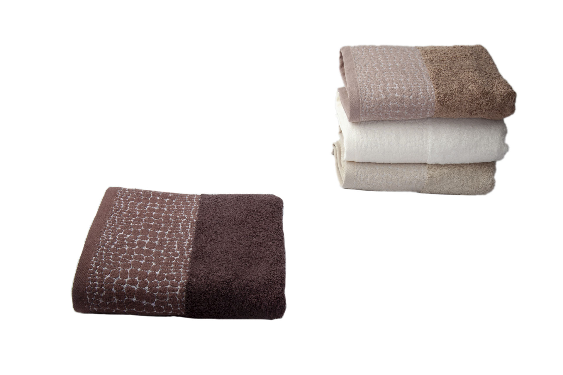 حوله بامبو کازابل طرح راک Casabel Hand Towel Bamboo Rock