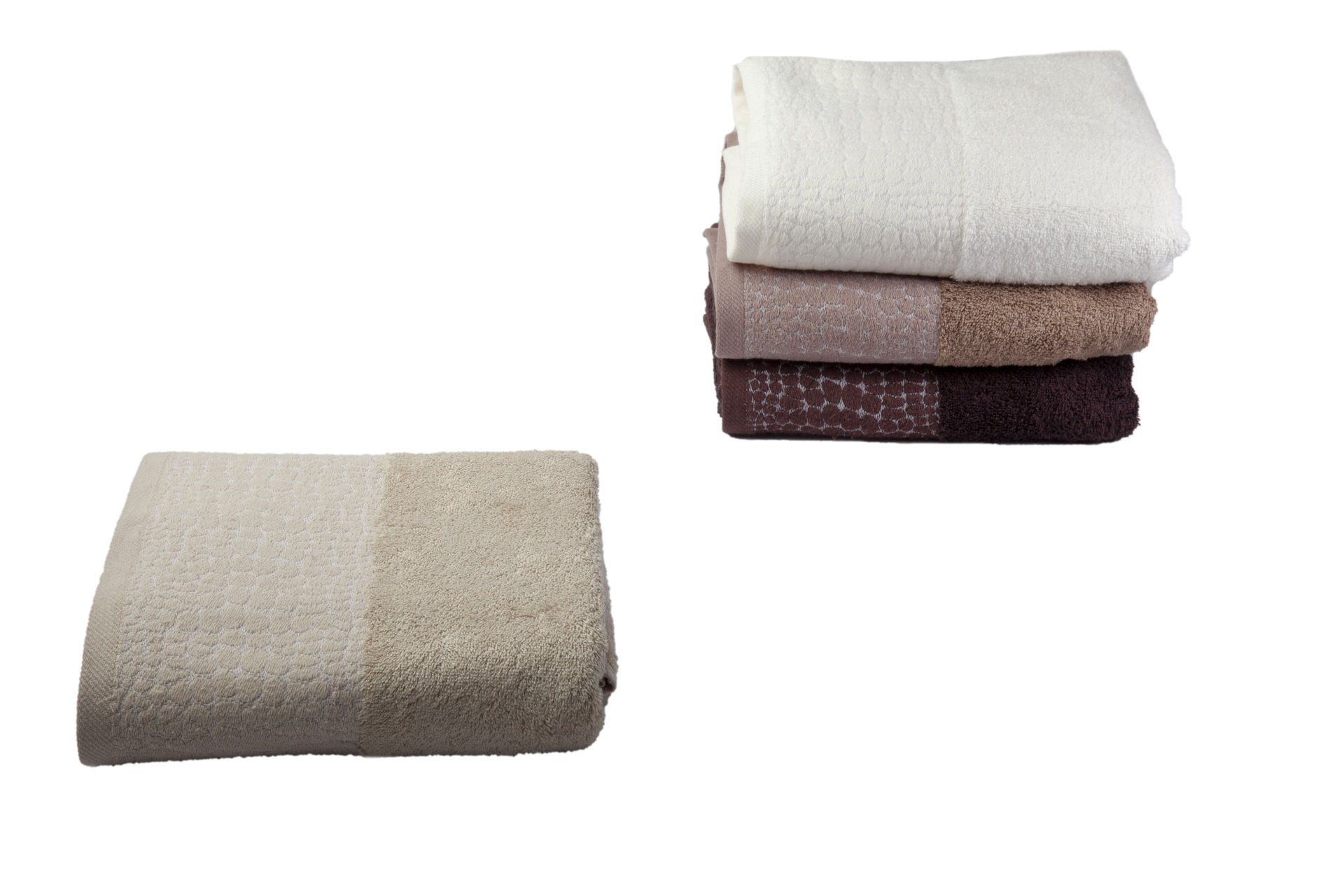 حوله بامبو کازابل طرح راک Casabel Hand Towel Bamboo Rock