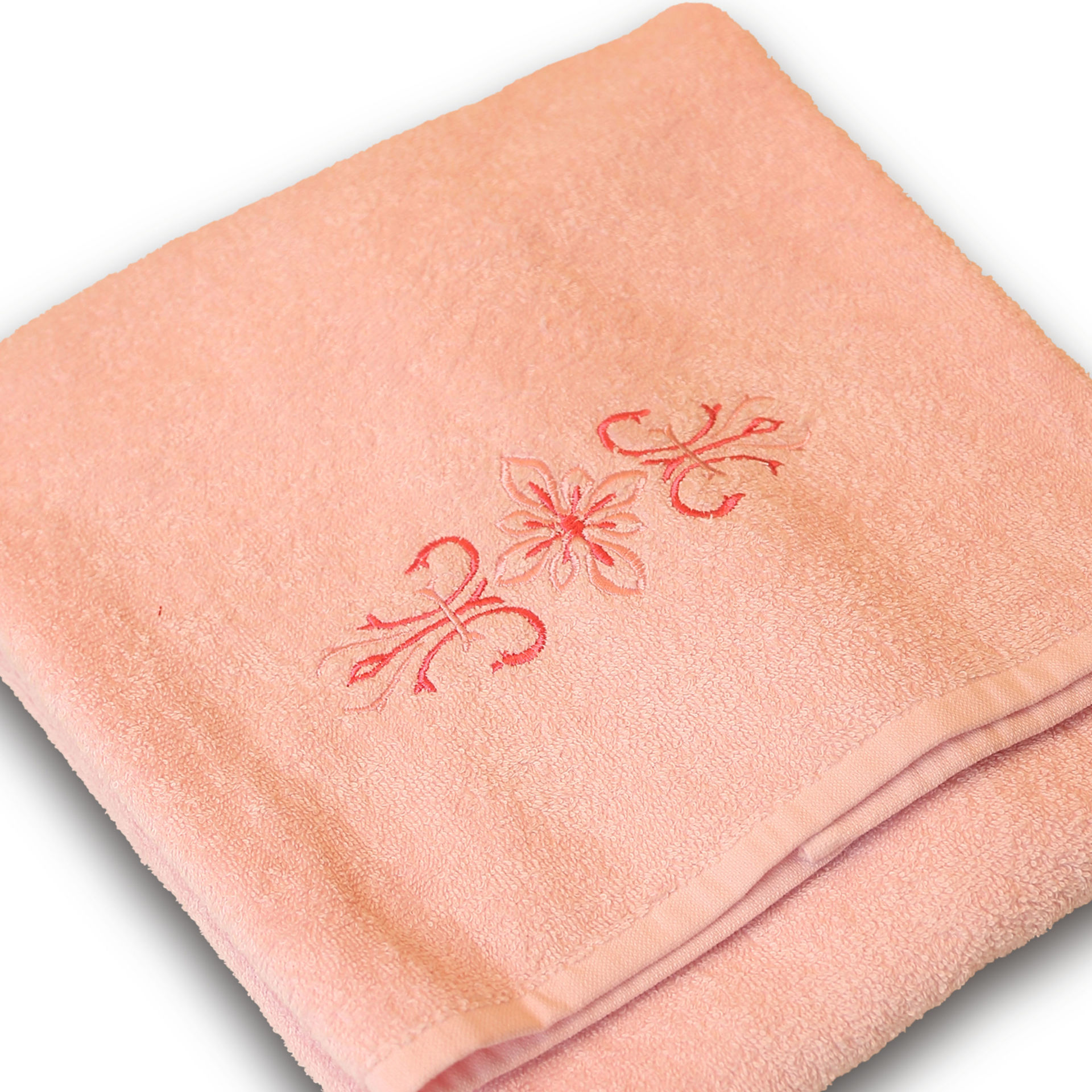 حوله نیم ست 5 تکه جعبه ای تاچ طرح پدرا TAC Kristal Half Set Of Towel  M Pink Pedra