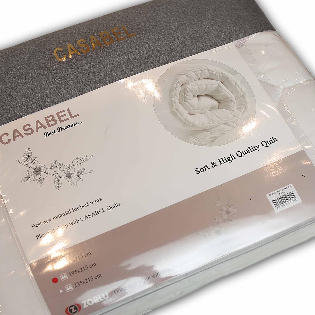 لحاف تک لایت میکرو کازابل طرح کازابل Casabel micro printed Quilt